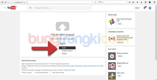 Cara Upload Video ke Youtube