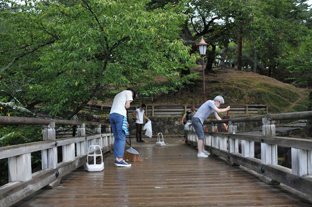 奈良公園清掃活動