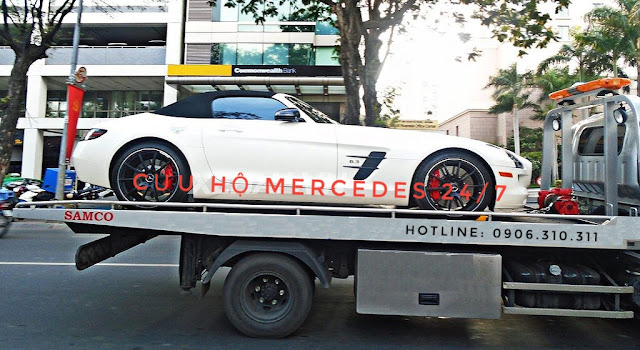 Xe cứu hộ Mercedes tại Mercedes Trường Chinh