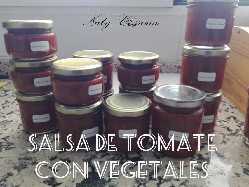 Salsa de tomate con vegetales