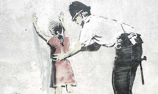 graffiti banksy art police