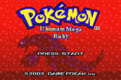 Pokemon Ultimate Mega Ruby Cover