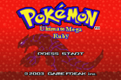 Pokemon Ultimate Mega Ruby (GBA)