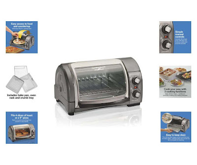 hamilton beach easy reach toaster oven