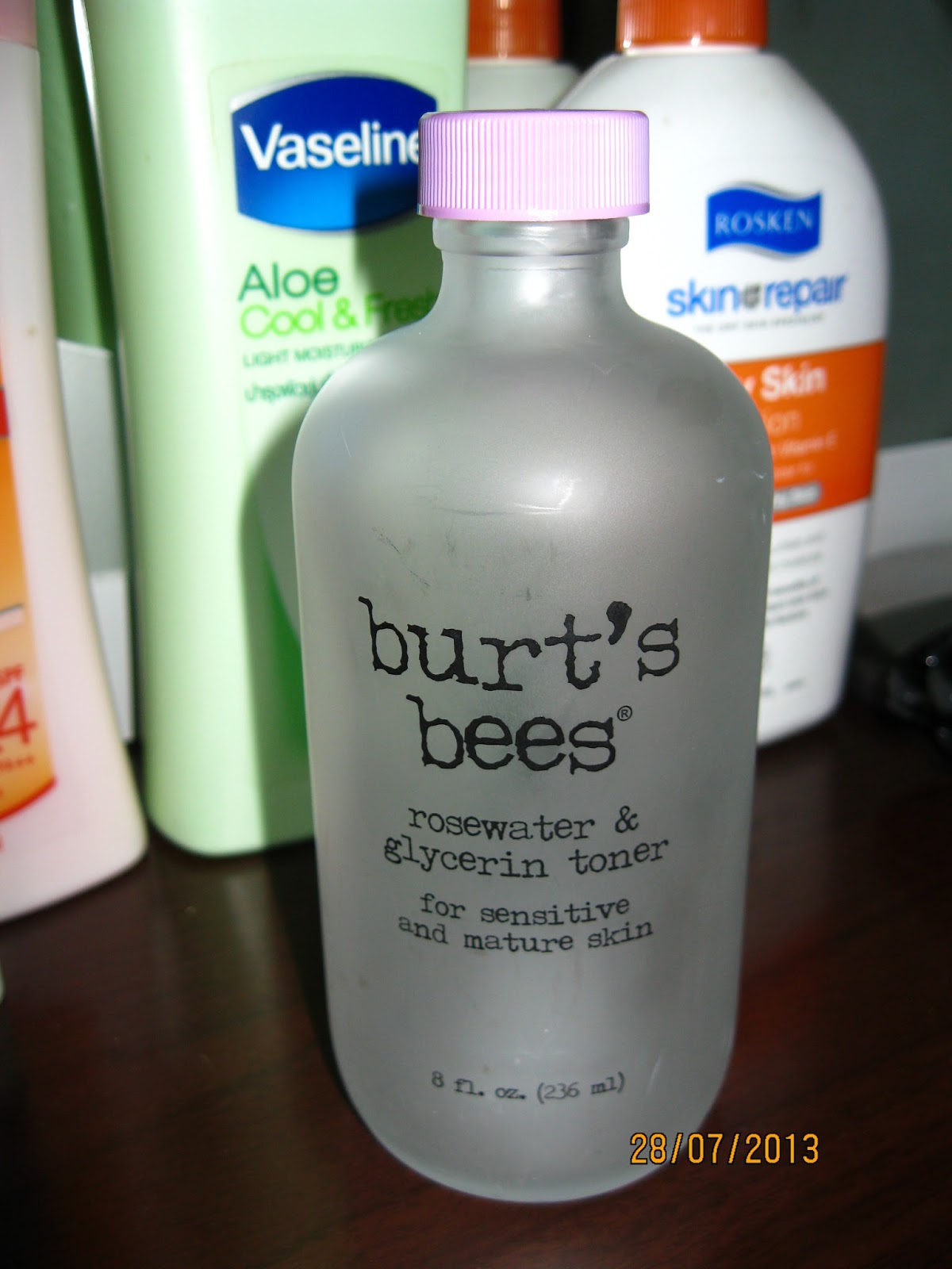 Burts Bees Rosewater Glycerin Toner And Apple Cider Vinegar