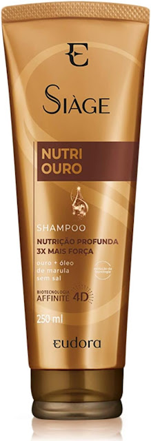 Shampoo Eudora Siàge Nutri Ouro