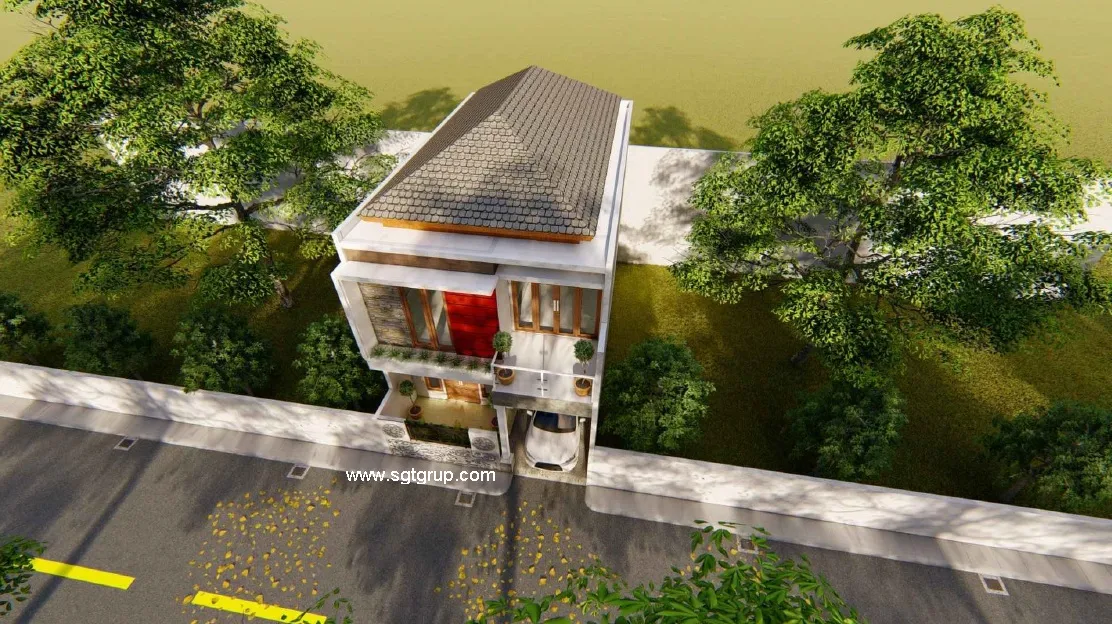 Jasa Desain Rumah Ibu P di Bekasi