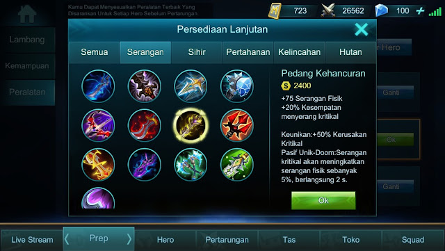 Guide Mobile Legends Indonesia : Item Moskov pembunuh sejati!