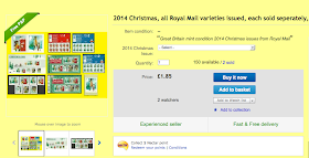http://www.ebay.co.uk/itm/2014-Christmas-all-Royal-Mail-varieties-issued-each-sold-seperately-Mint-/171490727458?pt=UK_Stamps_BritishStamps&var=&hash=item27eda4d622