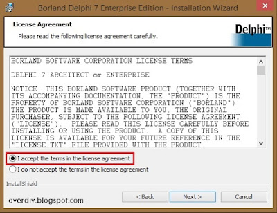 Tutorial / Cara Install Borland Delphi 7 Di Windows 7, Windows 8, dan Windows 10