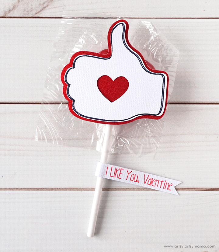 I "Like" You Valentines with Cricut