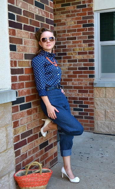 Flashback Summer: Appreciated Separates- 1940s-50s vintage casual outfit, separates