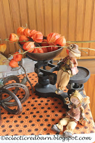 Old scale and scarecrows