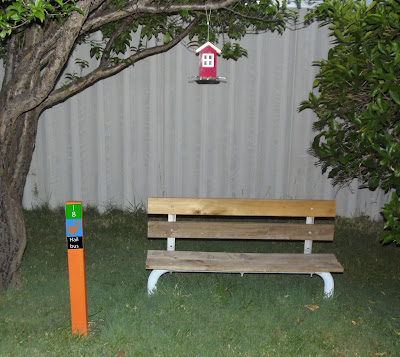 DIY backyard play project ideas playground children kids fun build construct safe Bus Stop