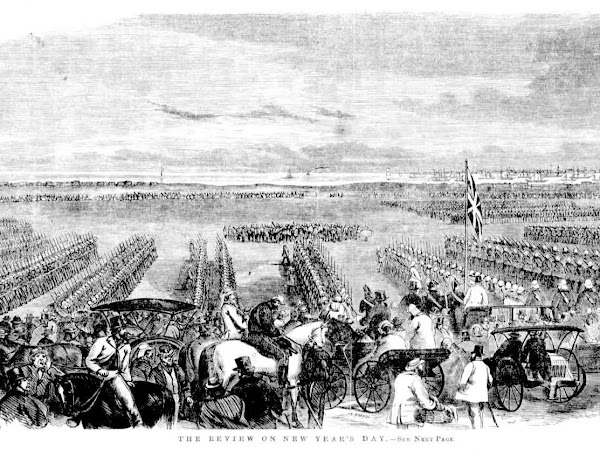 Flashback: Military Review on New Year's Day, Emerald Hill, Victoria, 1864