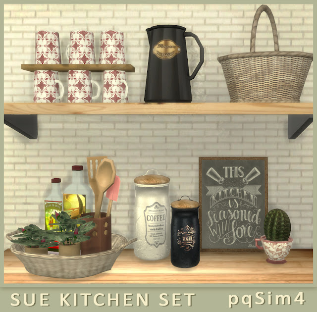 The Sims 4 Kitchen Decor Objects.