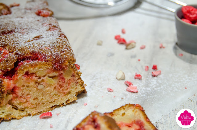 Gâteau moelleux aux pommes et aux pralines roses - Battle Food #55 Comfort Food