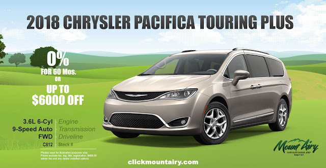 2018 Chrysler Pacifica Touring Plus - On Sale!