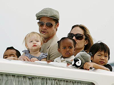 Brad Pitt, Angelina Jolie and kids have apparently commandeered the Brad Pitt, Angelina Jolie and kids have apparently commandeered the