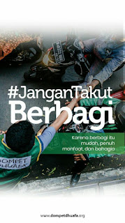 jangan takut berbagi