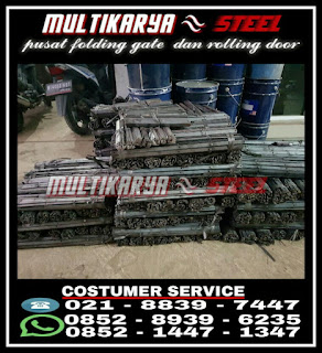 Gambar Multikaryasteel Pusat penjualan plus pasang baru Harga Per meter Persegi2 Rolling Door one sheet slat daun bluescope galvalum solid semi dan full perforated lubang lubang harga murah untuk wilayah Tangerang serpong karawaci bintaro bsd alamsutra Jakarta bandung bogor depok cikarang bekasi cengkareng pluit grogol dan wilayah jabodetabek lainnya