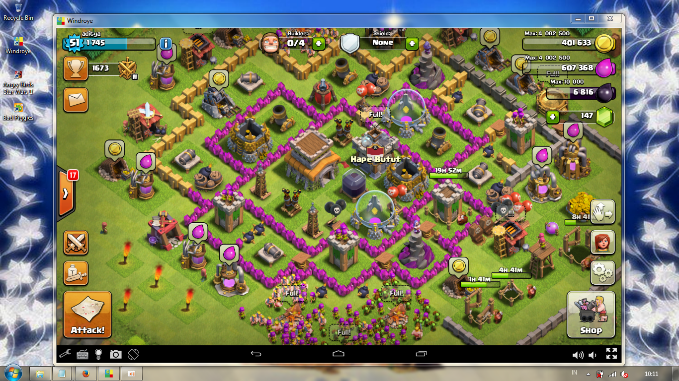 Cara Bermain Clash Of Clans Di PC Dengan Sangat Ringan Dan Tidak