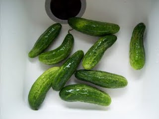 Making Homemade Pickles