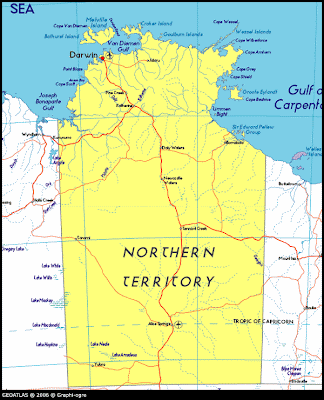 Northern Territory Map Picture