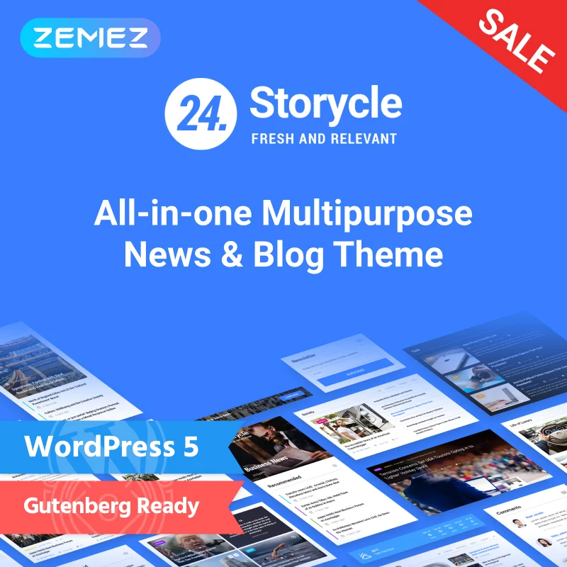 24.Storycle - News Portal Elementor WordPress Theme