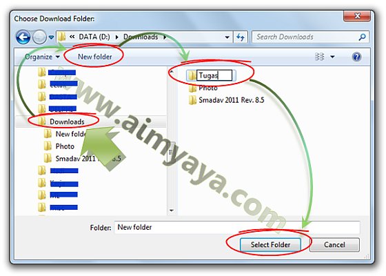 Merubah default folder download di mozilla firefox Cara Mengganti Folder Download Firefox