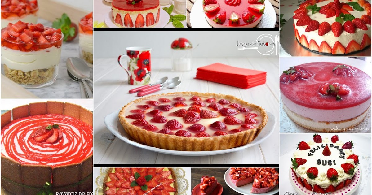 Julia Y Sus Recetas Deliciosas Tartas Con Fresas