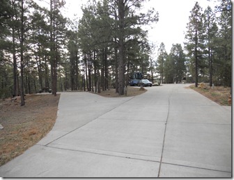 Campsites at Fool Hollow Lake Campground, Show Low, Arizona