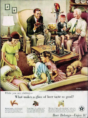 Beer Belongs vintage ad