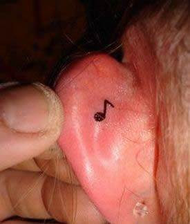 tattoos behind ear