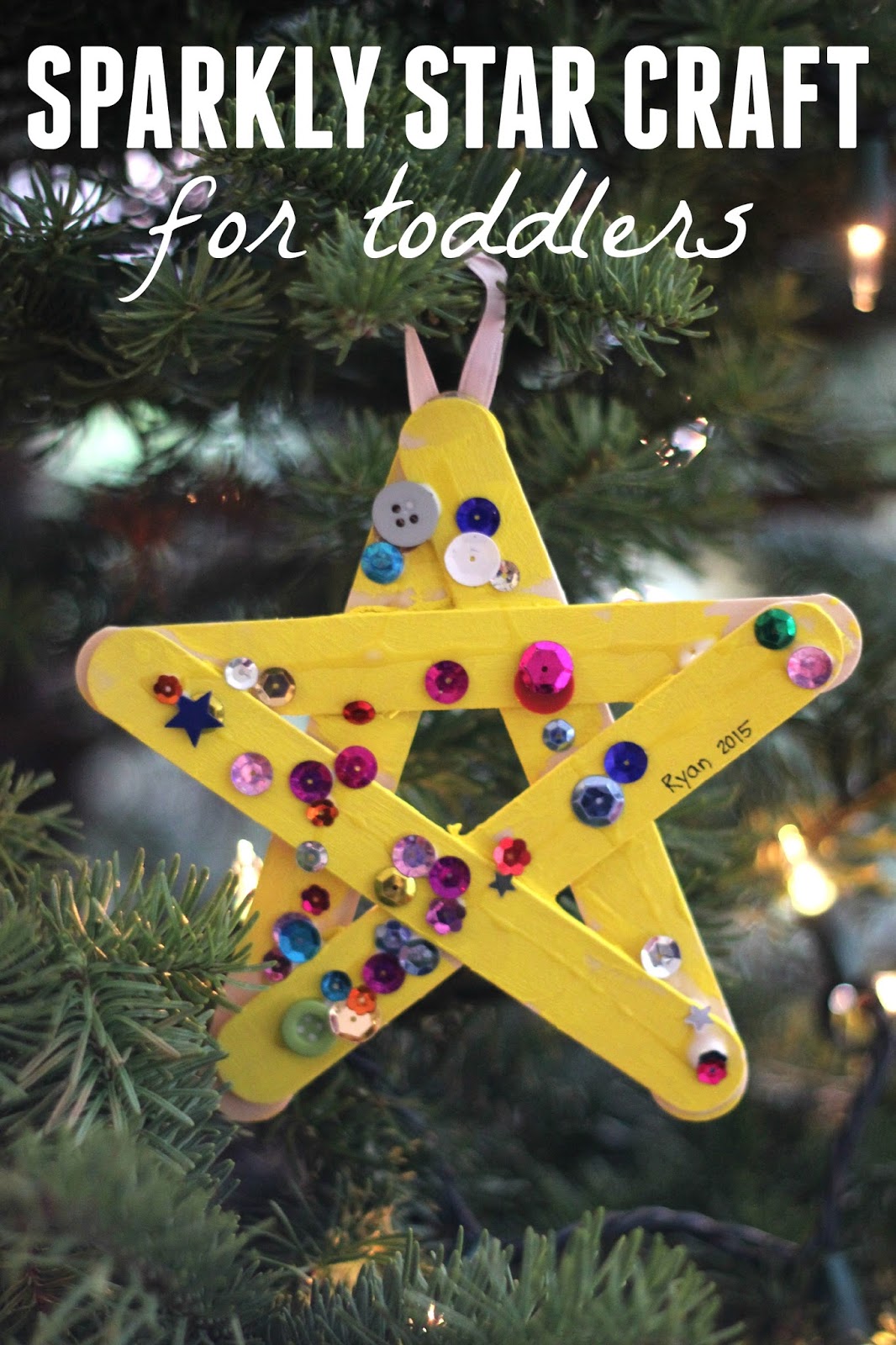 Toddler Approved!: Sparkly Star Craft for Toddlers