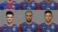 PES 2017 PSG + Messi Facepack by Jonathan Facemaker
