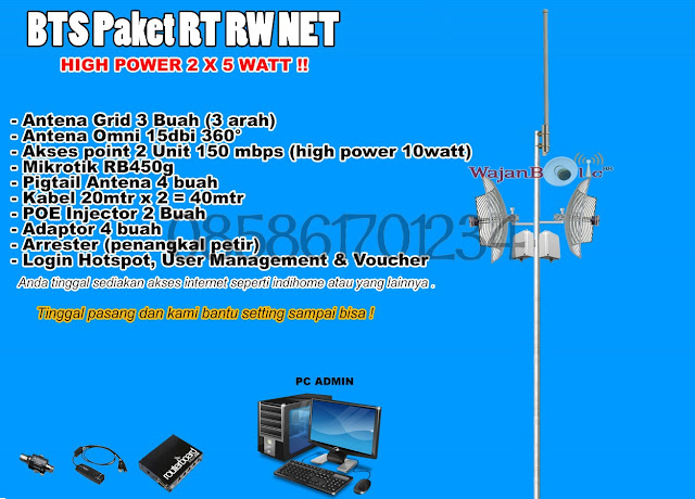 Paket BTS Rt Rw Net up to 30 Km v1