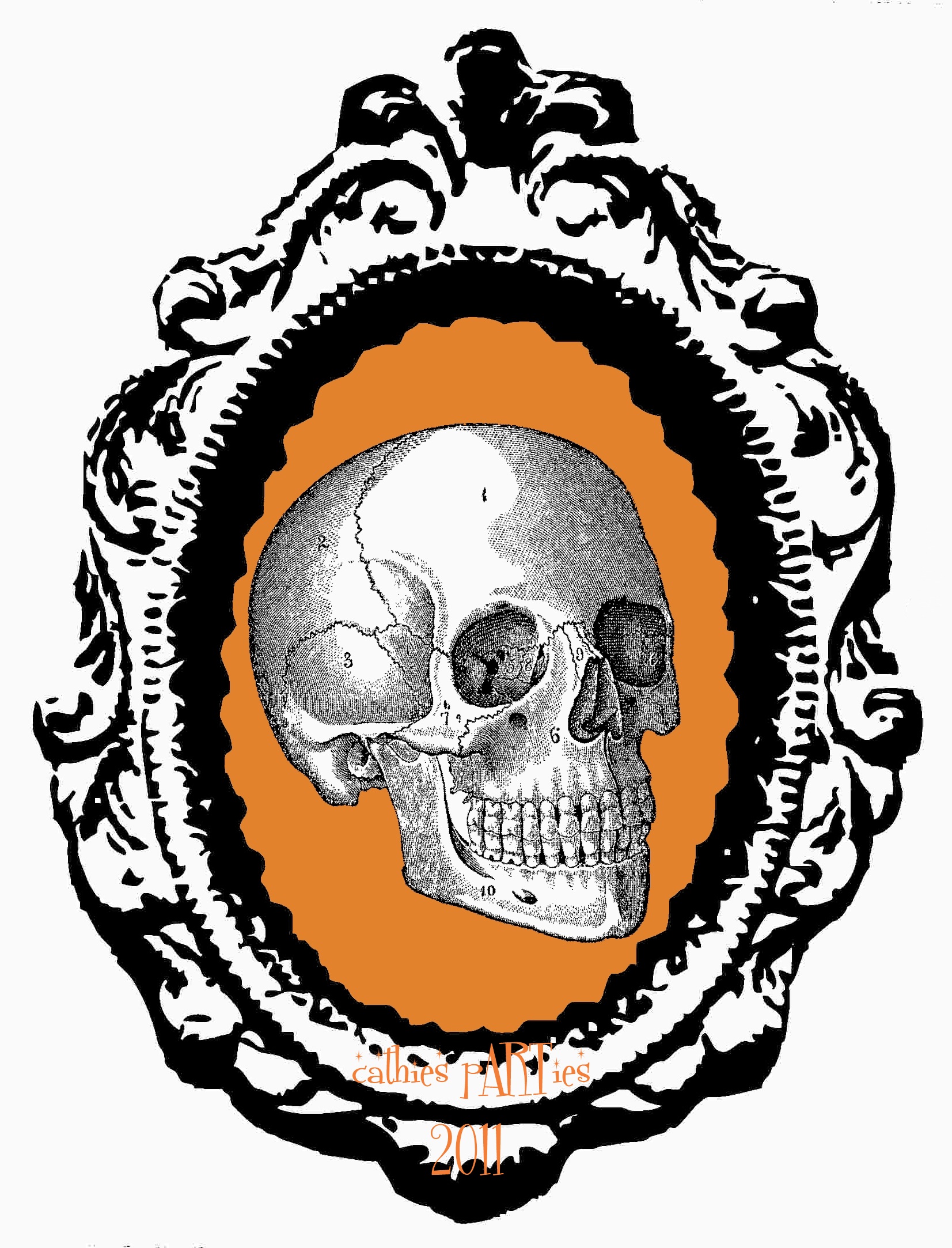 Download Vintage Creepy Halloween Clipart - 335+ DXF Include for Cricut, Silhouette and Other Machine