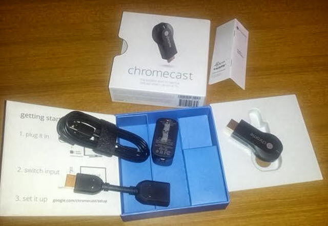 chromecast confezione