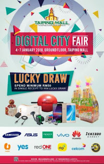 Digital City Fair at Taiping Mall (4 January - 7 January 2018)