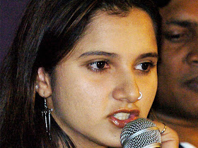 Sania Mirza speaking