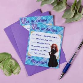 Disney brave invitations