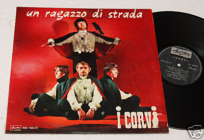 Anni 60 - I corvi - UN RAGAZZO DI STRADA - accordi, testo e video, karaoke, midi