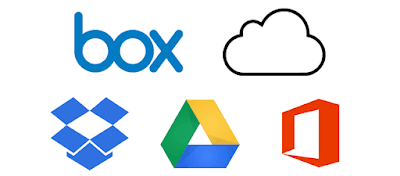 image showing various cloud storage solutions