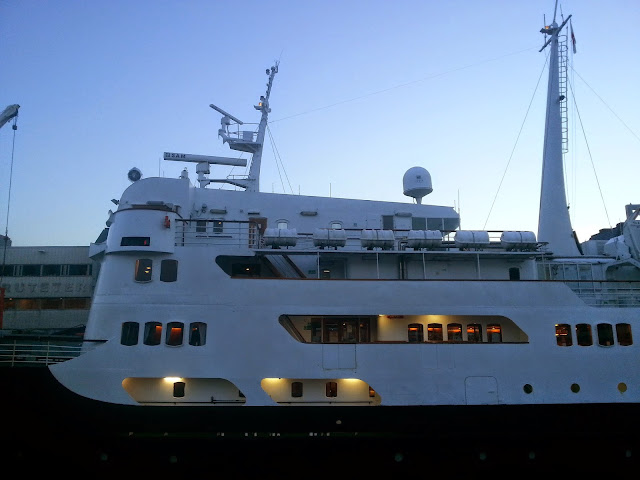 Hurtigruten MS Lofoten in Bergen, Norway