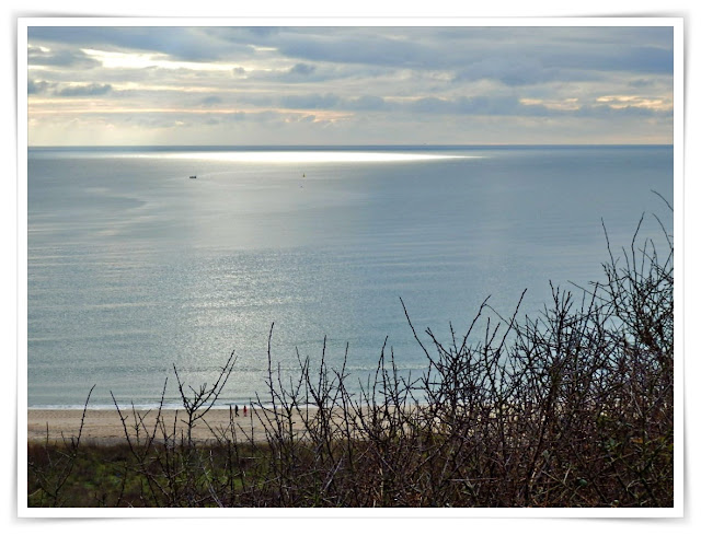 View of the sea from Carlyon Bay golf club, Cornwall