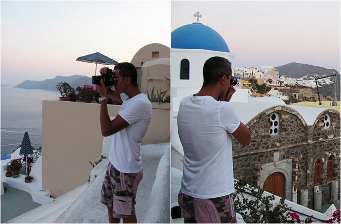 Santorini holiday photographing