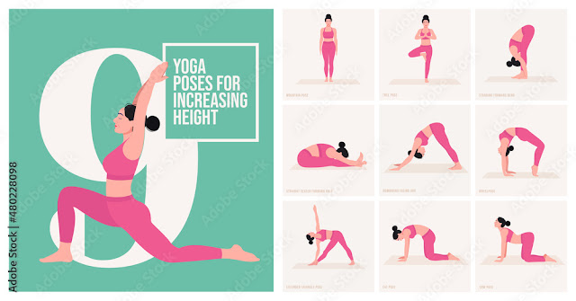 How to Increase height With Yoga in Hindi। हाइट बढ़ाने के लिए  9 योगासन