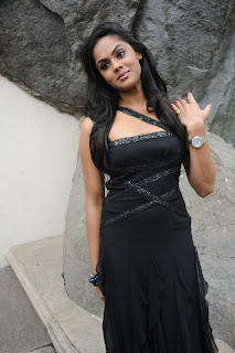 Hot Karthika Nair In Black Dress Images