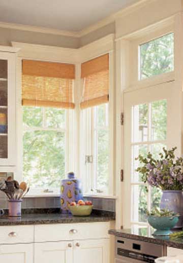 Window Treatment Ideas for Corner Windows home appliance